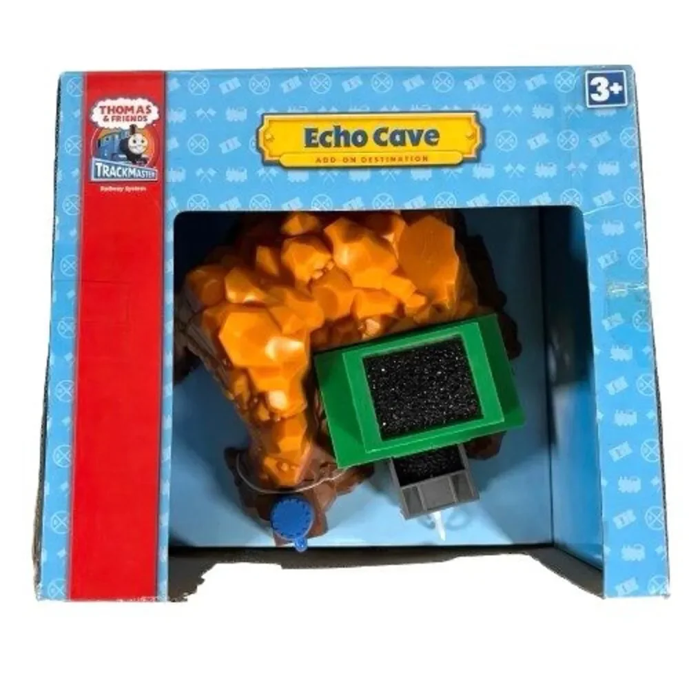 Thomas & Friends Echo Cave w/Coal Car 64033 Trackmaster Add-On Destination NEW